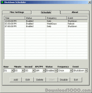 Shutdown Scheduler screenshot